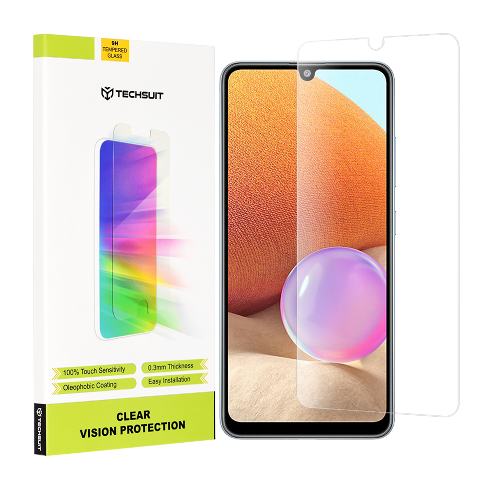 Techsuit - Clear Vision Glass - Samsung Galaxy A32 4G - Transparent