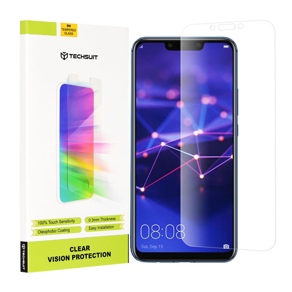 Techsuit - Clear Vision Glass - Huawei Mate 20 Lite / Nova 3 / Nova 3i / P Smart Plus - Transparent