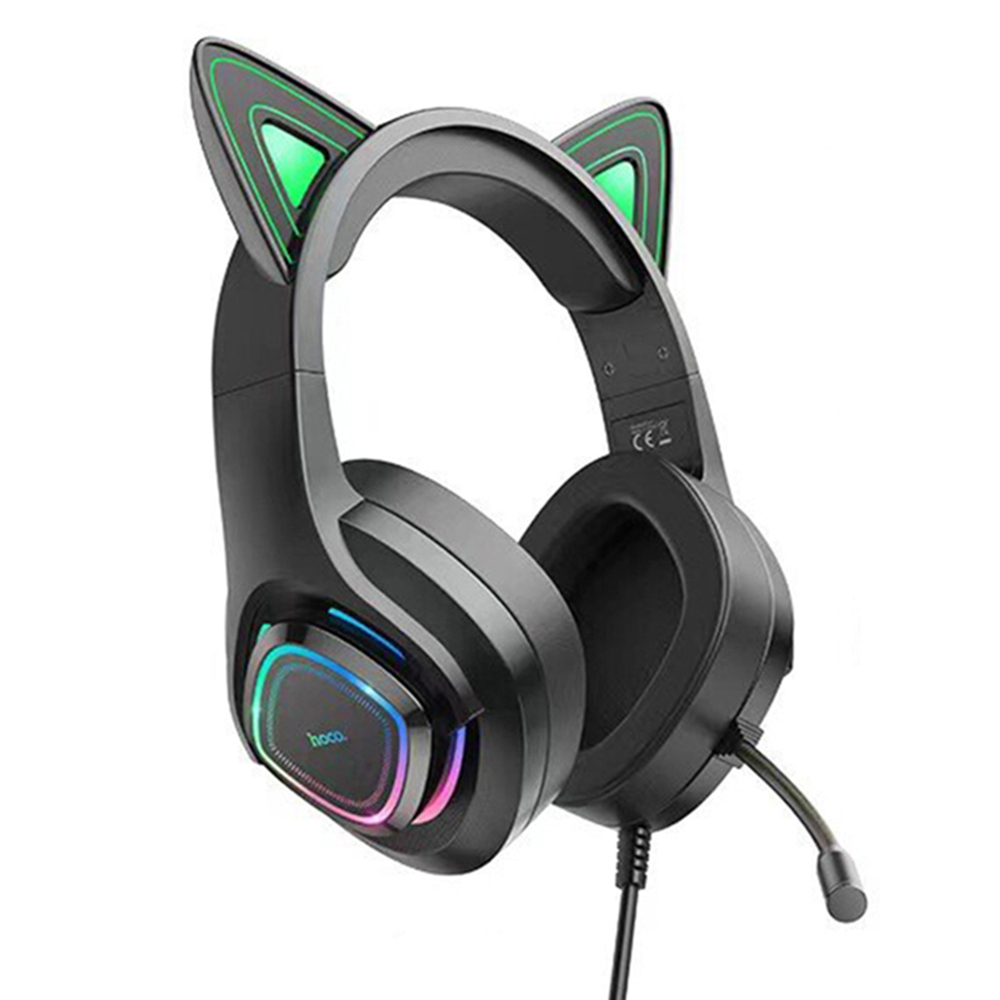 Hoco - Wired Headphones Cat Ears (W107) - for Gaming