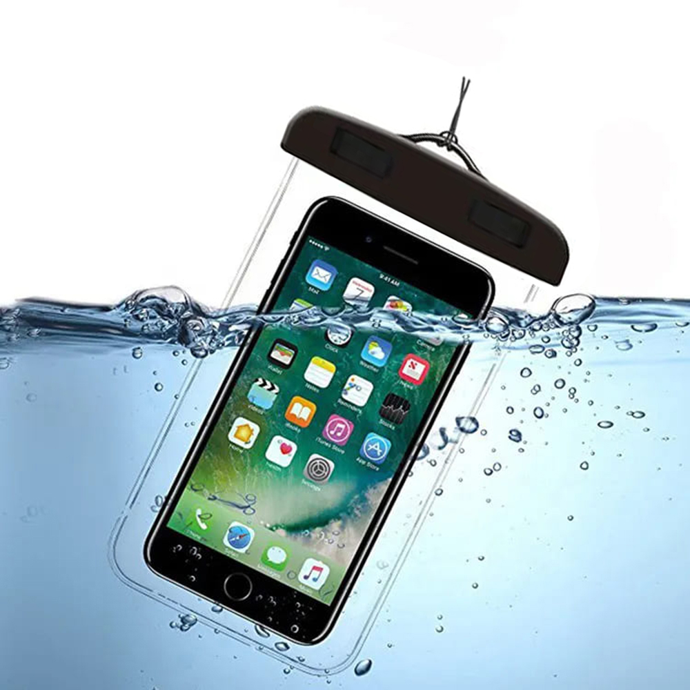 Techsuit - Waterproof Case - for Phone 6.5" - Black