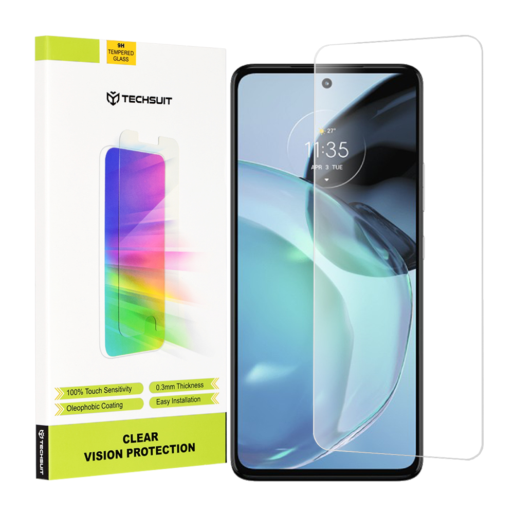 Techsuit - Clear Vision Glass - Motorola Moto G72 - Transparent