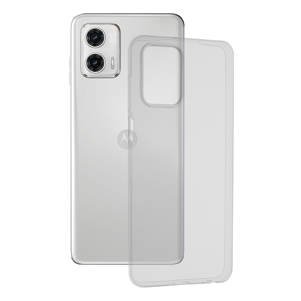 Techsuit - Clear Silicone - Motorola Moto G73 - Transparent