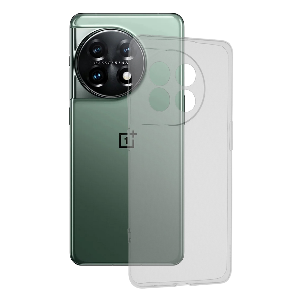 Techsuit - Clear Silicone - OnePlus 11 - Transparent