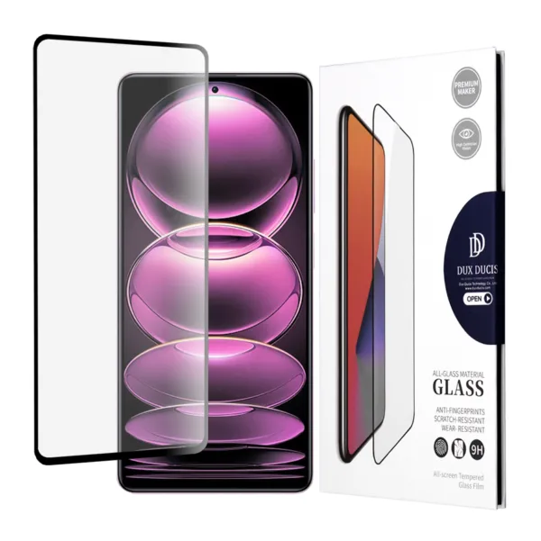 Dux Ducis - Tempered Glass - Xiaomi Redmi Note 12 Pro 5G / 12 Pro+ / Poco X5 Pro - Black