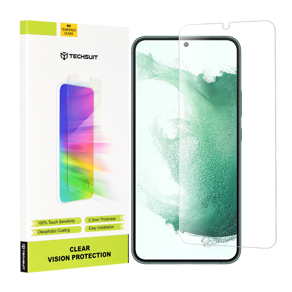 Techsuit - Clear Vision Glass - Samsung Galaxy S22 Plus 5G / S23 Plus - Transparent