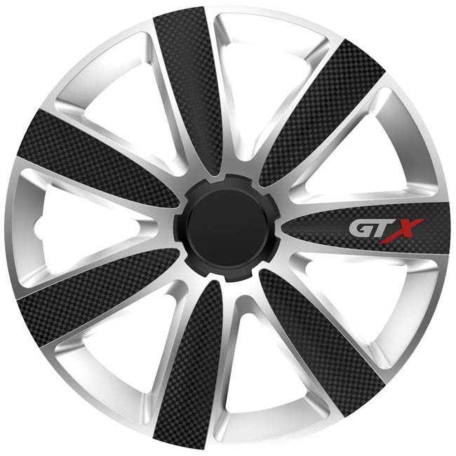 Τάσια Αυτοκινήτου Gtx Carbon Μαύρα - Ασημί 102796 Cbx 15''