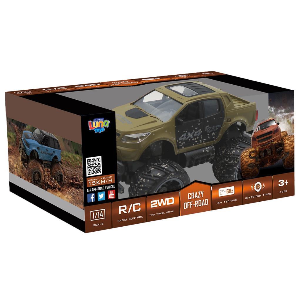 Τηλεκατευθυνόμενo Αγωνιστικό 4Χ4 Luna Toys 2WD 1:14