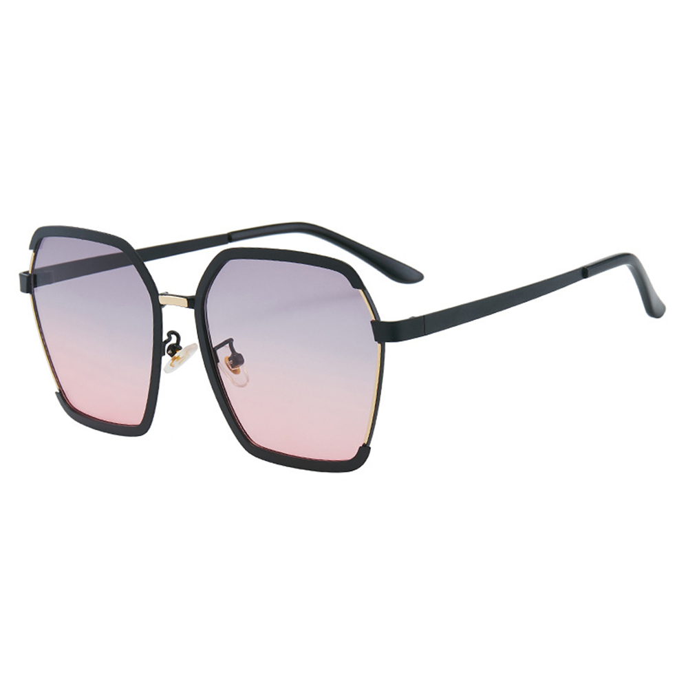 Techsuit - Sunglasses Polarised PC (191) - UV Protection - Black / Grey / Pink