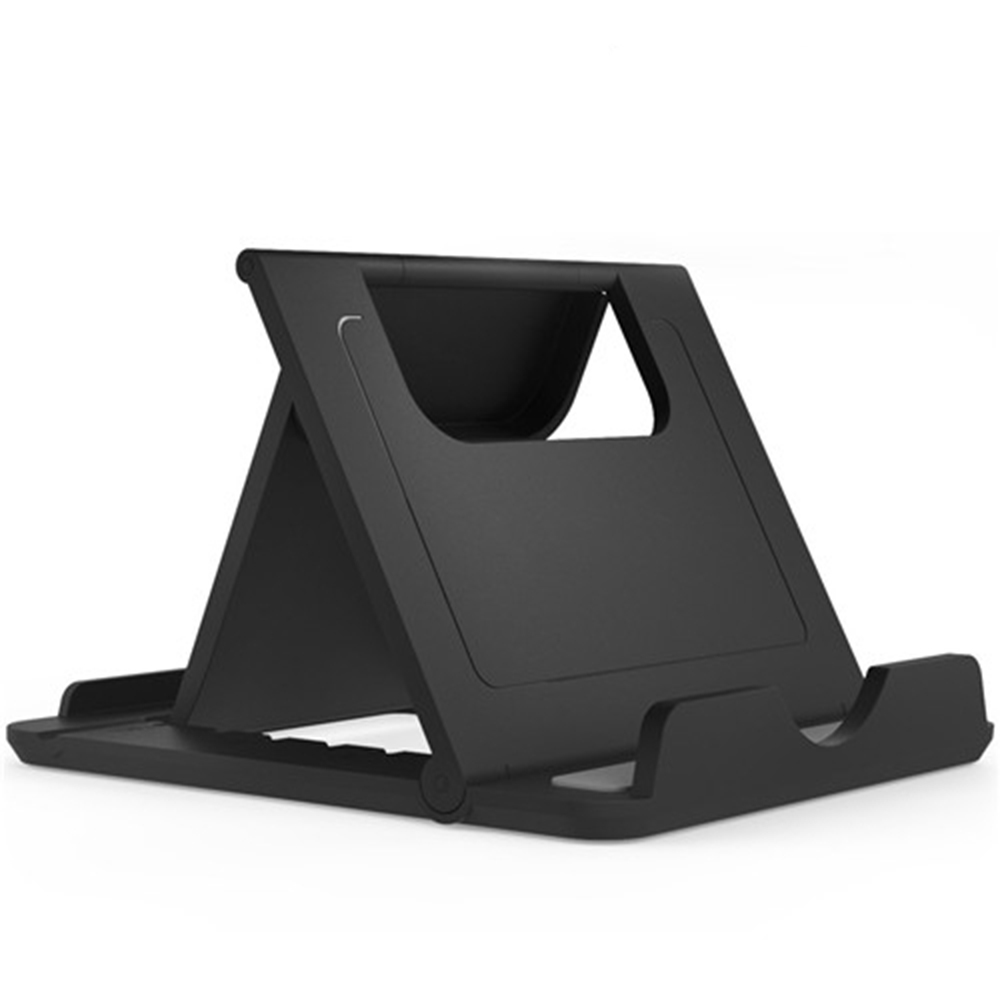 Techsuit - Desk Holder (HOLD002) - FoldStand for Phone and Tablet 10" - Black