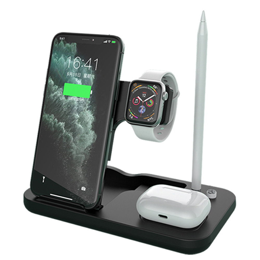 Techsuit - Wireless Charging Station 4in1 (D22) - for iPhone