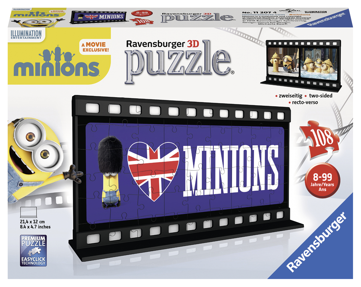 3D PUZZLES: ΤΑΙΝΙΑ MINIONS (108 ΤΕΜ) ΛΟΝΔΙΝΟ - 11207