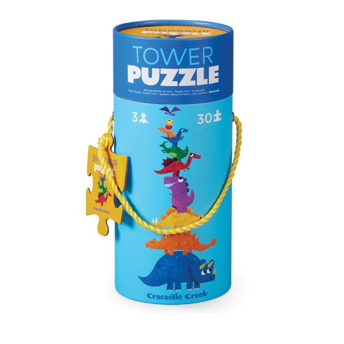 30 Pc Tower Puzzle Dinosaur