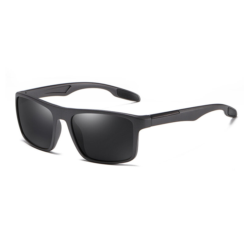 Techsuit - Sunglasses Polarised TR90 (MM101) - UV Protection - Matte Black / Gray