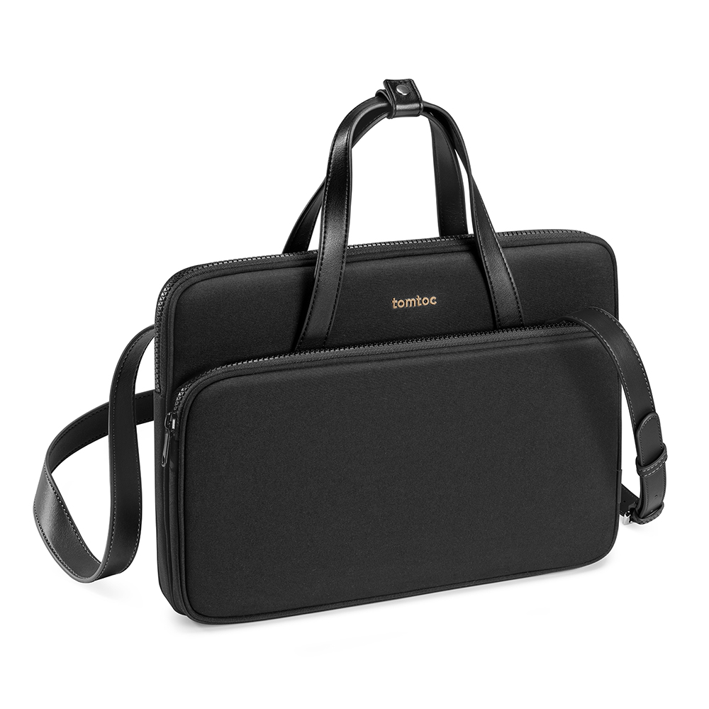 Tomtoc - Laptop Shoulder Bag (A12D3D1) - with Water-Resistant Fabric and Corner Armor