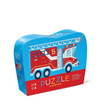 12 Piece Mini Puzzle Fire Truck