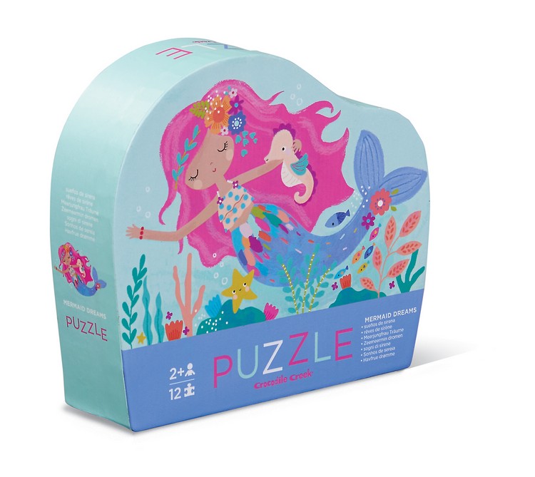 12-pc Mini Puzzle Mermaid