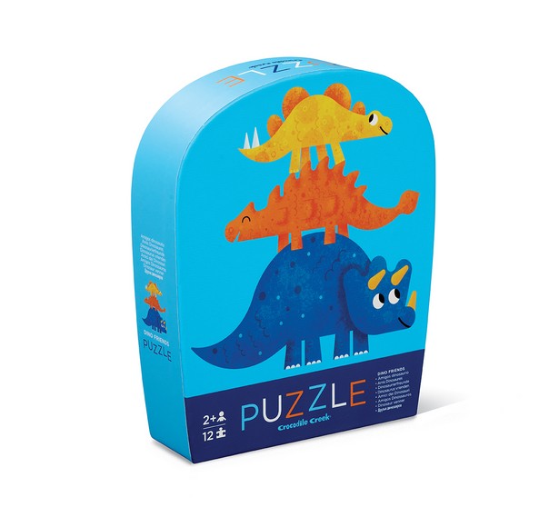 12 Piece Mini Puzzle Dino Friends