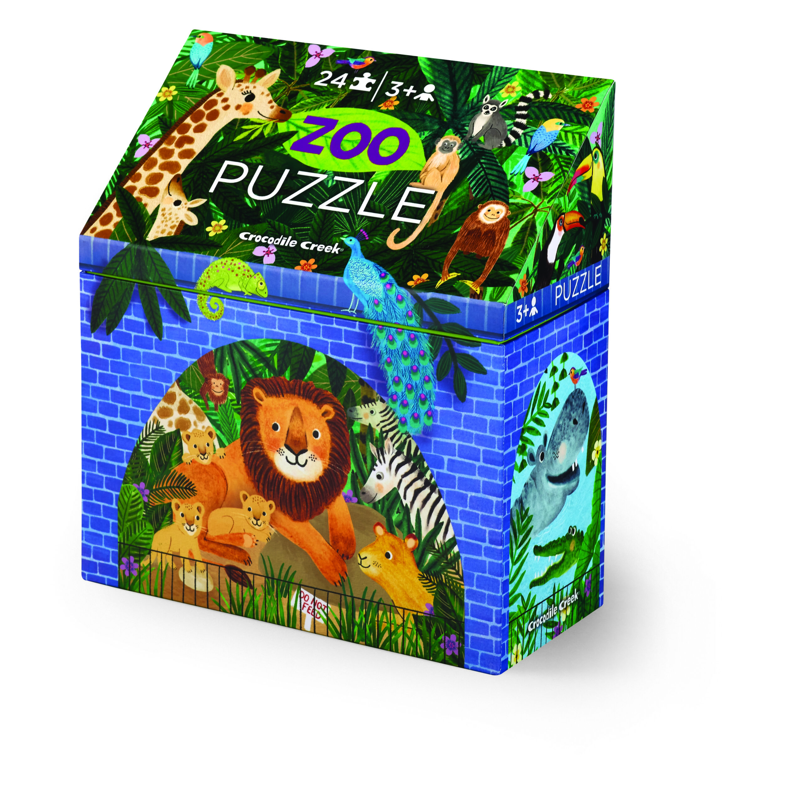 24 Pc Puzzle/Zoo 18 cm