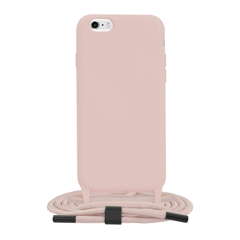 Techsuit - Crossbody Lanyard - iPhone 6 / iPhone 6S - Pink