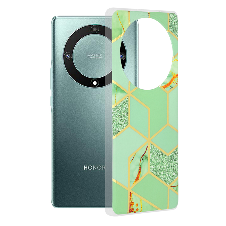 Techsuit - Marble Series - Honor Magic5 Lite - Green Hex