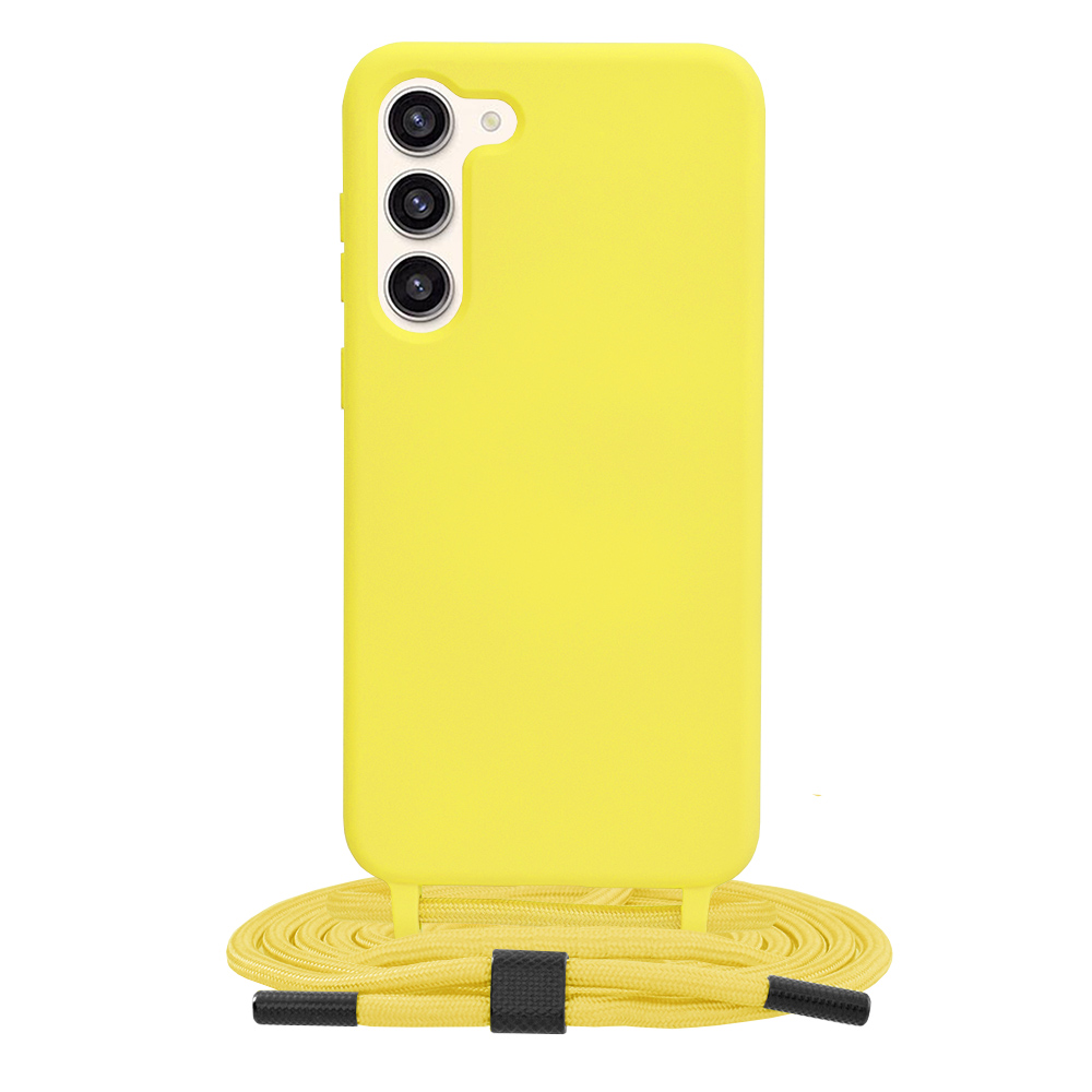 Techsuit - Crossbody Lanyard - Samsung Galaxy S23 Plus - Yellow