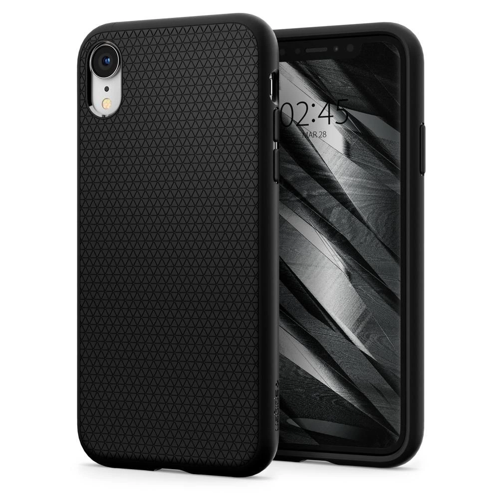 Spigen Liquid Air iPhone XR Case - Matte Black