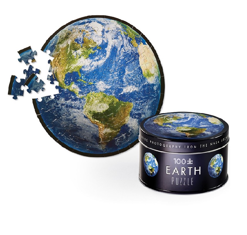 100 Pc NASA Tin Puzzle Earth