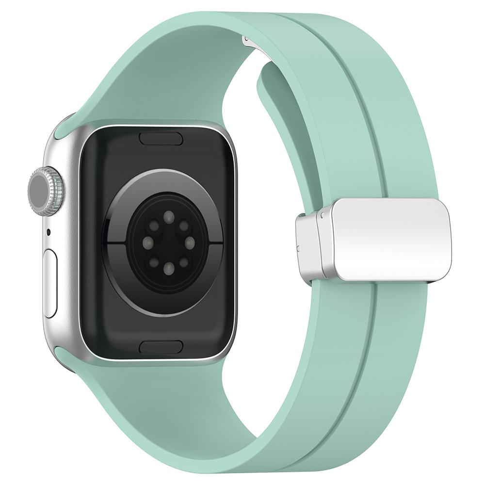 Techsuit - Watchband (W011) - Apple Watch 1/2/3/4/5/6/7/8/9/10/SE/SE 2/Ultra/Ultra 2 (42/44/45/46/49mm) - Teal Green