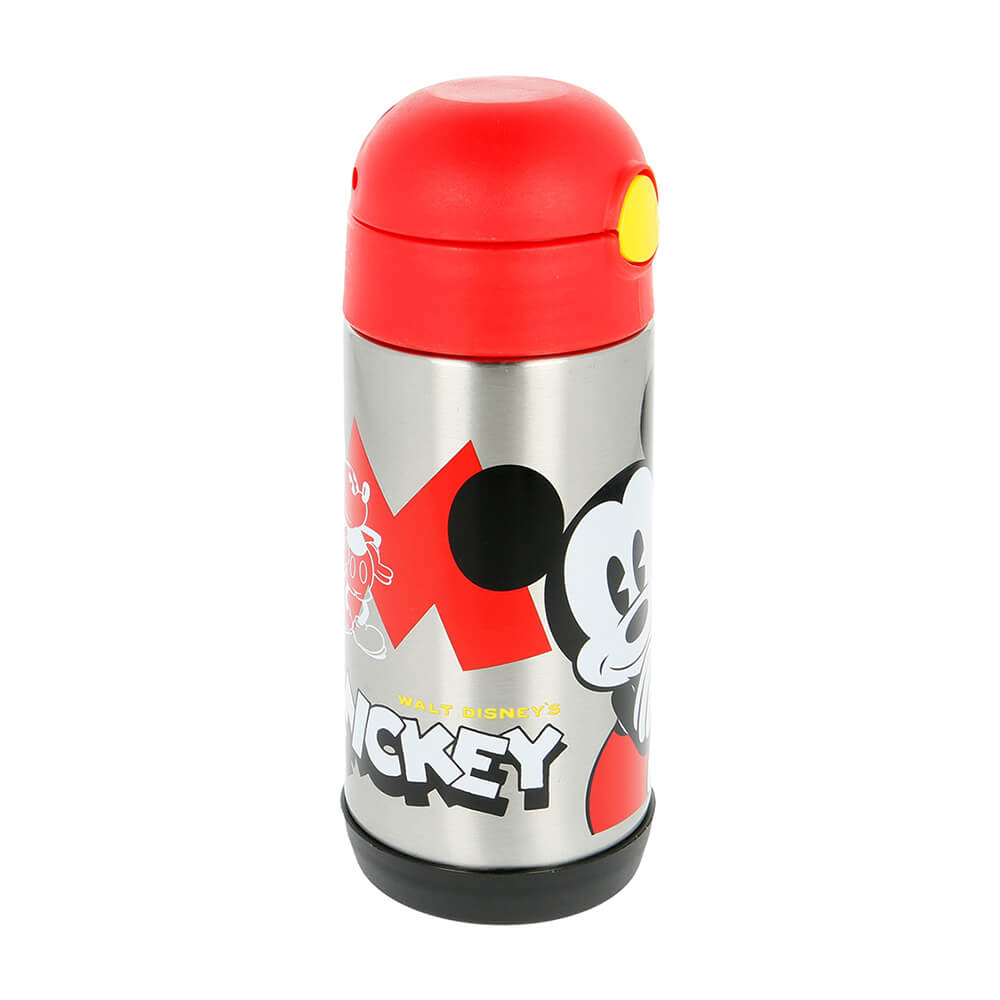 Mickey Trend Vacuum Insulated Stainless Steel Bottle with Straw 360 ml