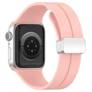 Techsuit - Watchband (W011) - Apple Watch 1/2/3/4/5/6/7/8/9/10/SE/SE 2/Ultra/Ultra 2 (42/44/45/46/49mm) - Pink