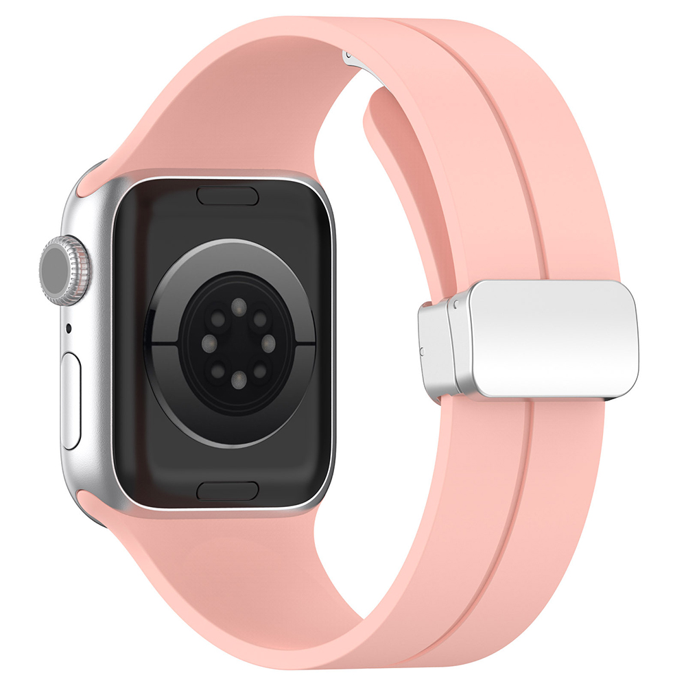 Techsuit - Watchband (W011) - Apple Watch 1/2/3/4/5/6/7/8/9/10/SE/SE 2 (38/40/41/42mm) - Pink