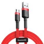 Baseus Cafule Cable CAMKLF-B09 USB-A / micro USB 2.4A 1 m - red