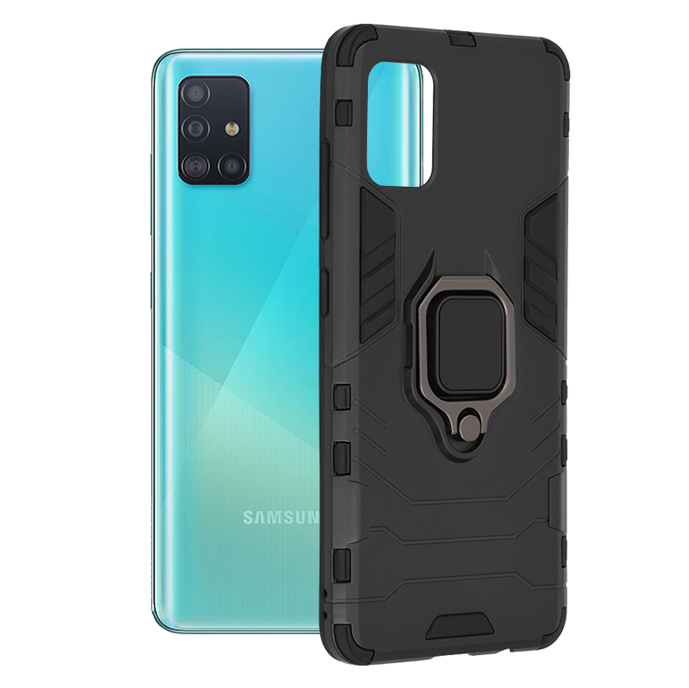 Techsuit - Silicone Shield - Samsung Galaxy A51 4G - Black