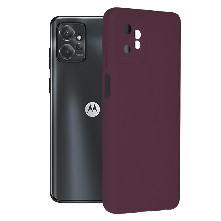 Techsuit - Soft Edge Silicone - Motorola Moto G Power 5G (2023) - Plum Violet