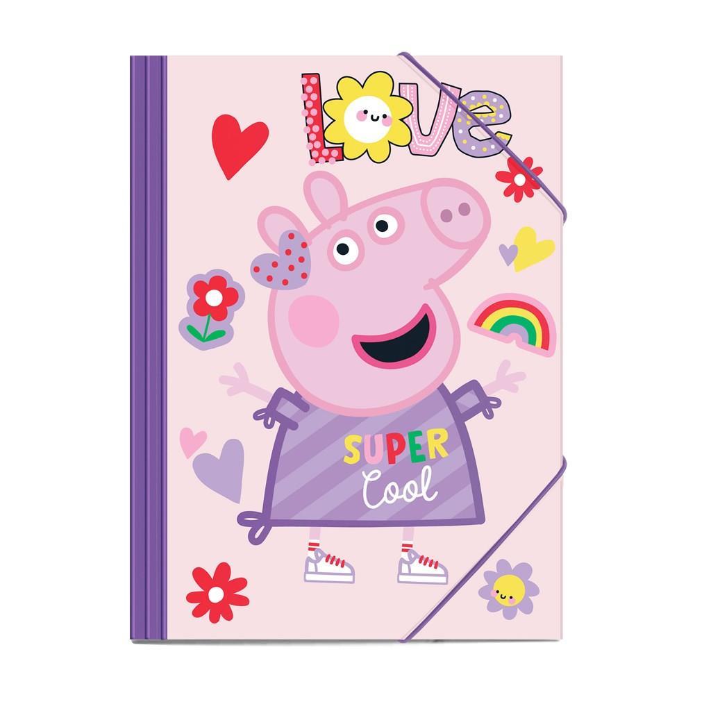 ΦΑΚΕΛΟΣ ΛΑΣΤΙΧΟ ΧΑΡΤ 25Χ35  PEPPA PIG.