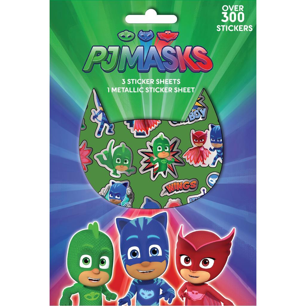 Αυτοκόλλητα PJ Masks Μπλοκ 300 Τμχ.