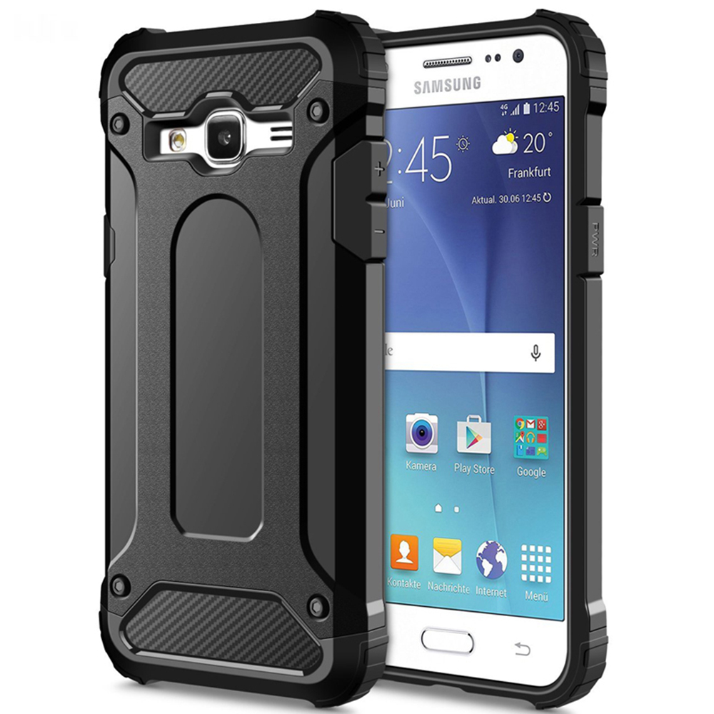 Techsuit - Hybrid Armor - Samsung Galaxy J5 2015 J500 - Black