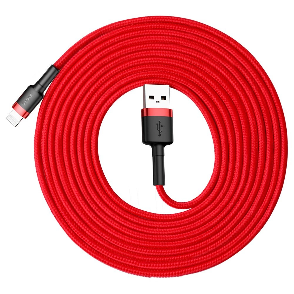 Baseus Cafule USB-A / Lightning 2A QC 3.0 cable 3 m - red