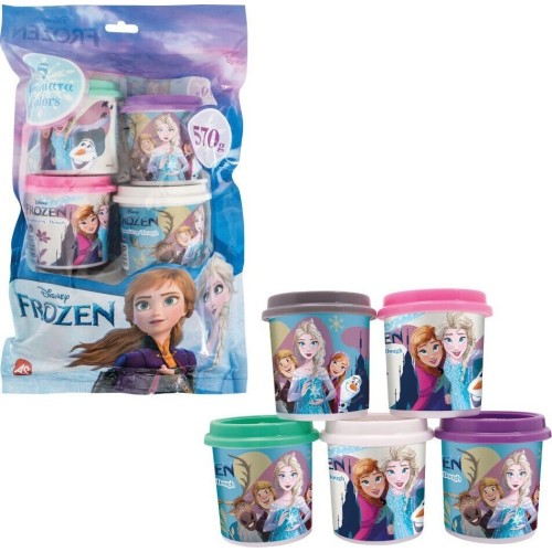 ΠΛΑΣΤΕΛΙΝΗ DISNEY FROZEN ΣΑΚΟΥΛΑΚΙ ΜΕ 5 ΒΑΖΑΚΙΑ   ΚΑΠΑΚΙΑ ΚΑΛΟΥΠΑΚΙΑ 114GR