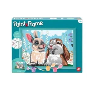 PAINT   FRAME ΖΩΓΡΑΦΙΖΩ ΜΕ ΑΡΙΘΜΟΥΣ: CUTE BUNNIES