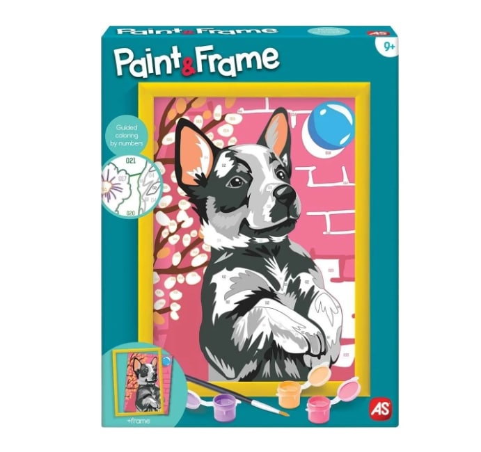 PAINT   FRAME ΖΩΓΡΑΦΙΖΩ ΜΕ ΑΡΙΘΜΟΥΣ: PLAYFUL HUSKY