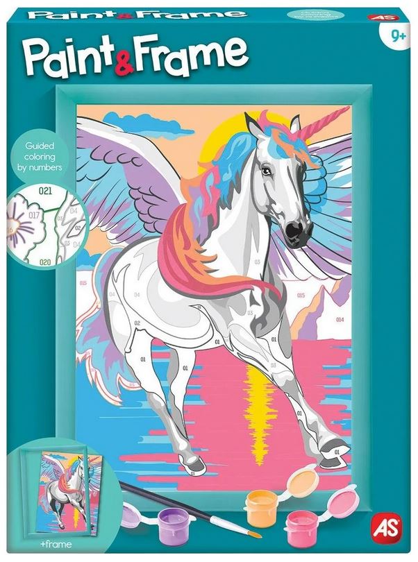 PAINT   FRAME ΖΩΓΡΑΦΙΖΩ ΜΕ ΑΡΙΘΜΟΥΣ: MAGIC UNICORN