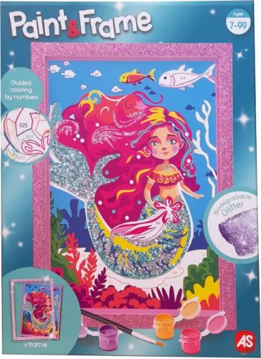 PAINT   FRAME: MYTHICAL MERMAID