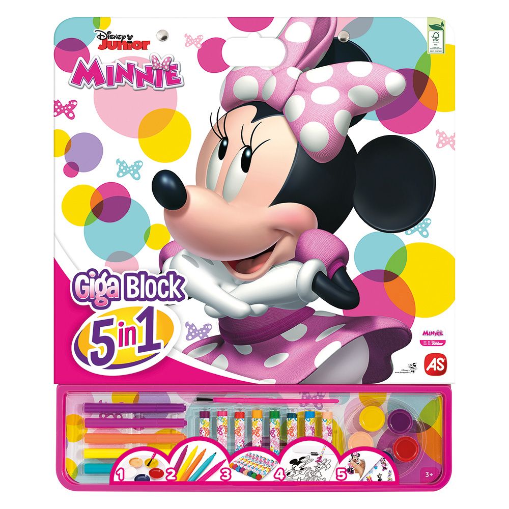 ΣΕΤ ΖΩΓΡΑΦΙΚΗΣ GIGA BLOCK 5 IN 1 MINNIE DOODLE FUN