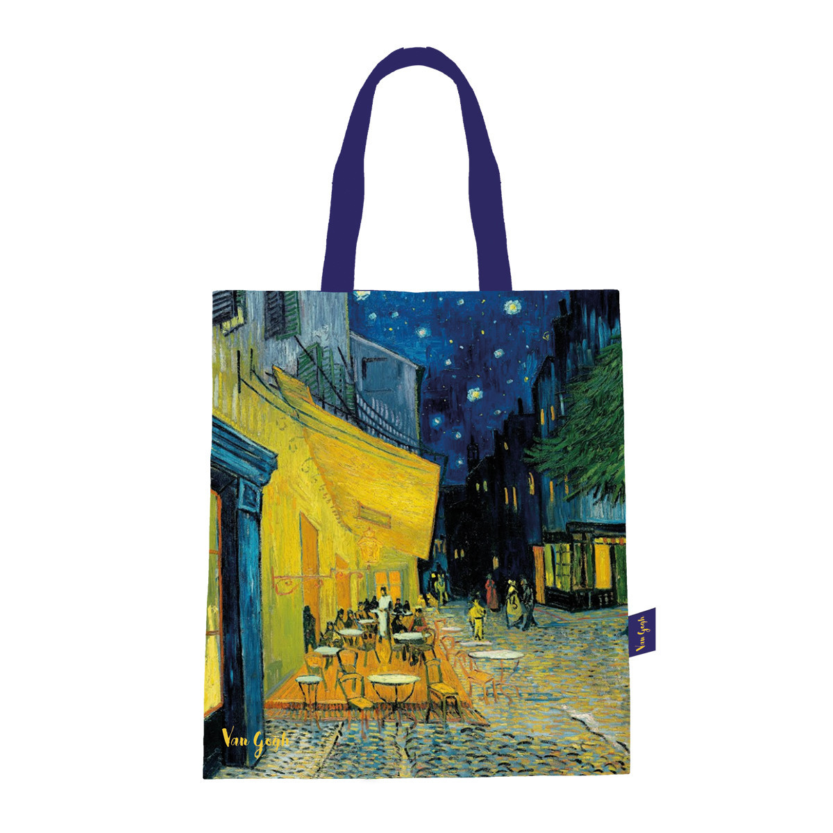 ΤΣΑΝΤΑ ΠΟΛΥΧΡΩΜΗ ΠΑΝΙΝΗ CAFE LE SOIR VAN GOGH 44 cm