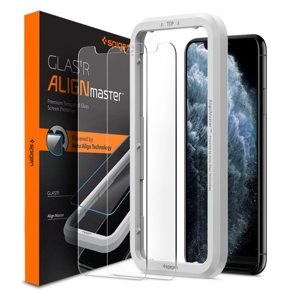 Spigen ALM Glas.tR Slim tempered glass for iPhone 11 / XR - 2 pcs.