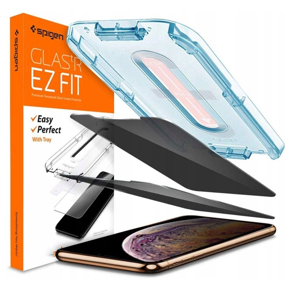 Spigen Glas.tR EZ Fit Privacy Tempered Glass for iPhone 11 / XR