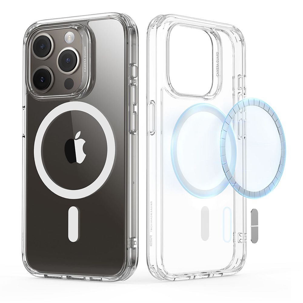 ESR - Classic Hybrid HaloLock - iPhone 15 Pro - Clear