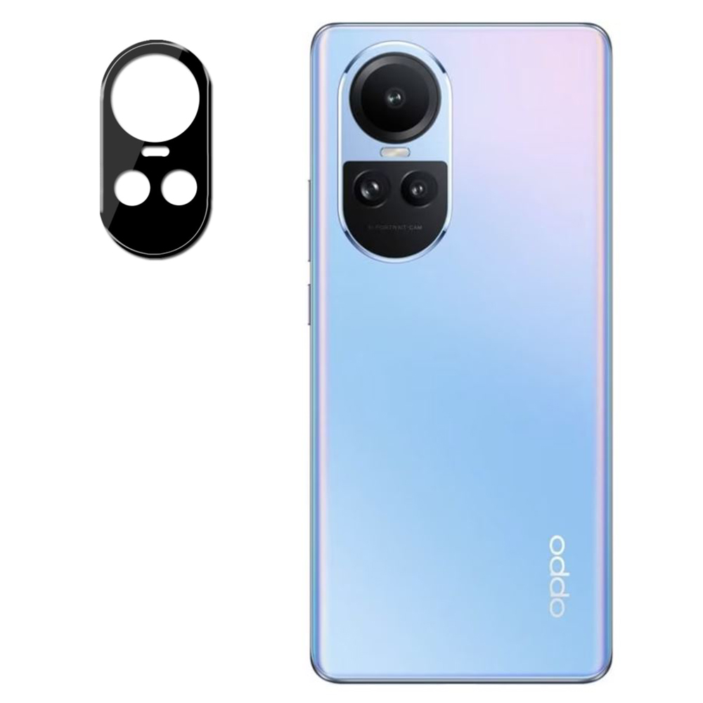 Techsuit - Full Camera Glass - Oppo Reno10 - Black