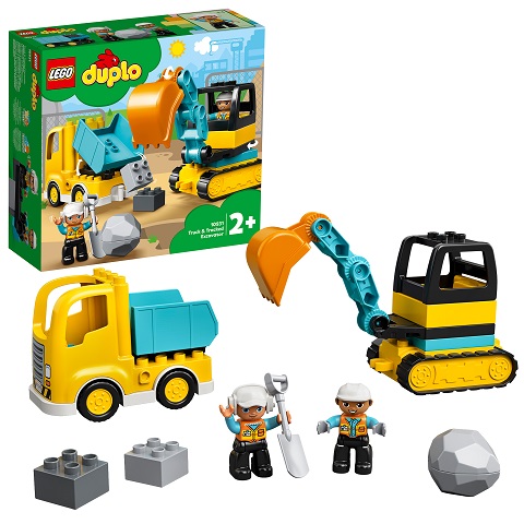 LEGO DUPLO: TRUCK   TRACKED EXCAVATOR